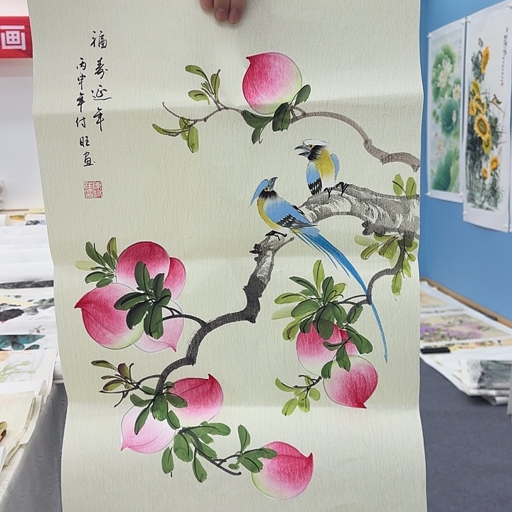 国画手绘国画作品