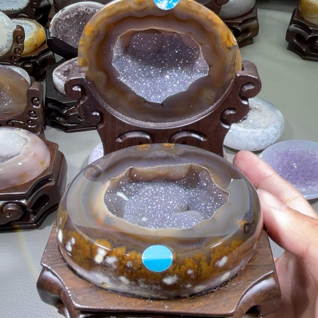 水晶大型摆件（非配饰）未镶嵌聚宝盆