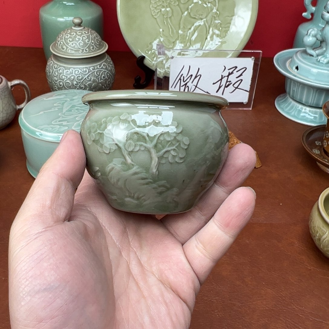 青瓷茶器青茶器器