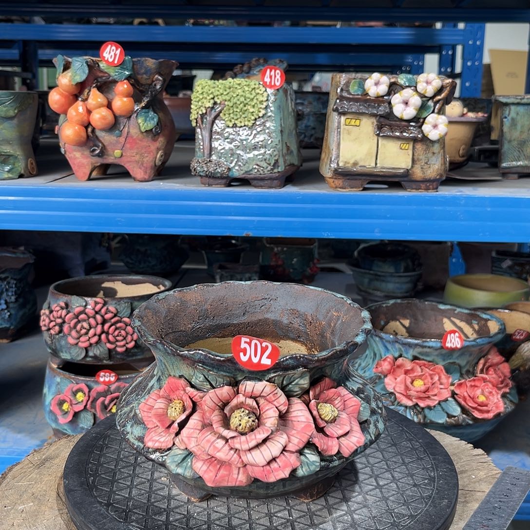 502 号陶然花器手工花盆