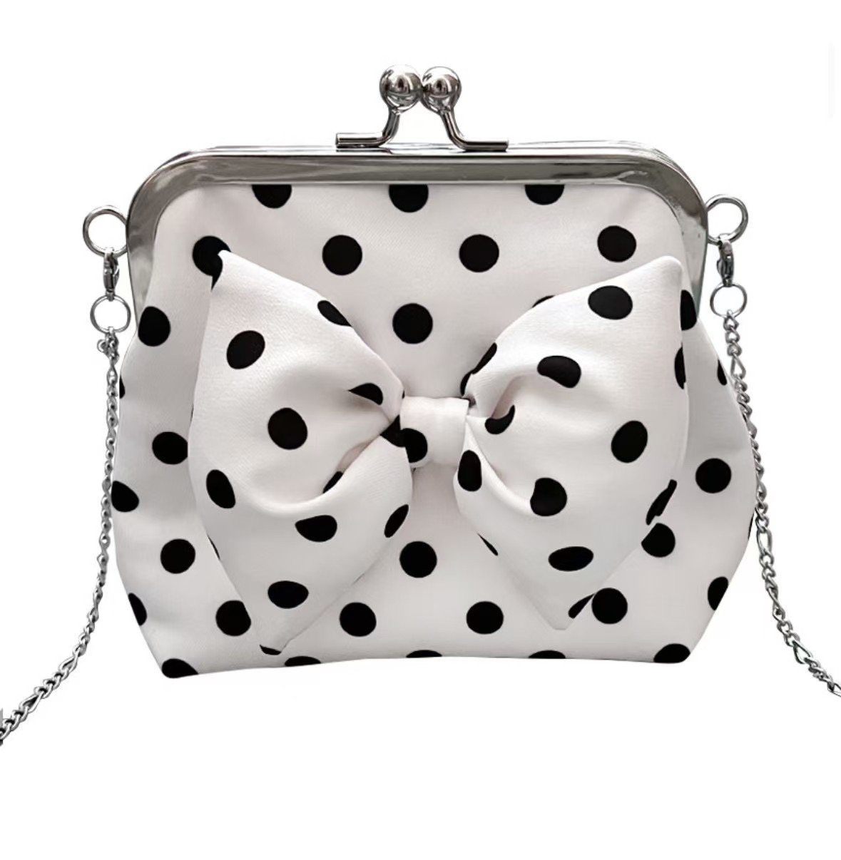 韩国手工款单肩包休闲敞口便携蝴蝶少女