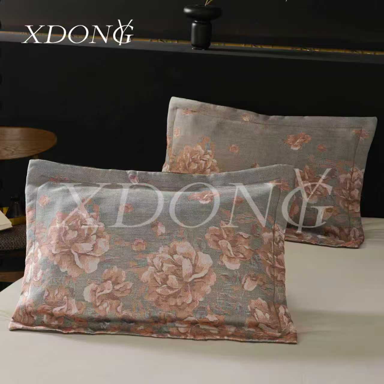 XDONGY（冬云家纺）48*72高奢亲肤柔软 花信年华 枕套一对装