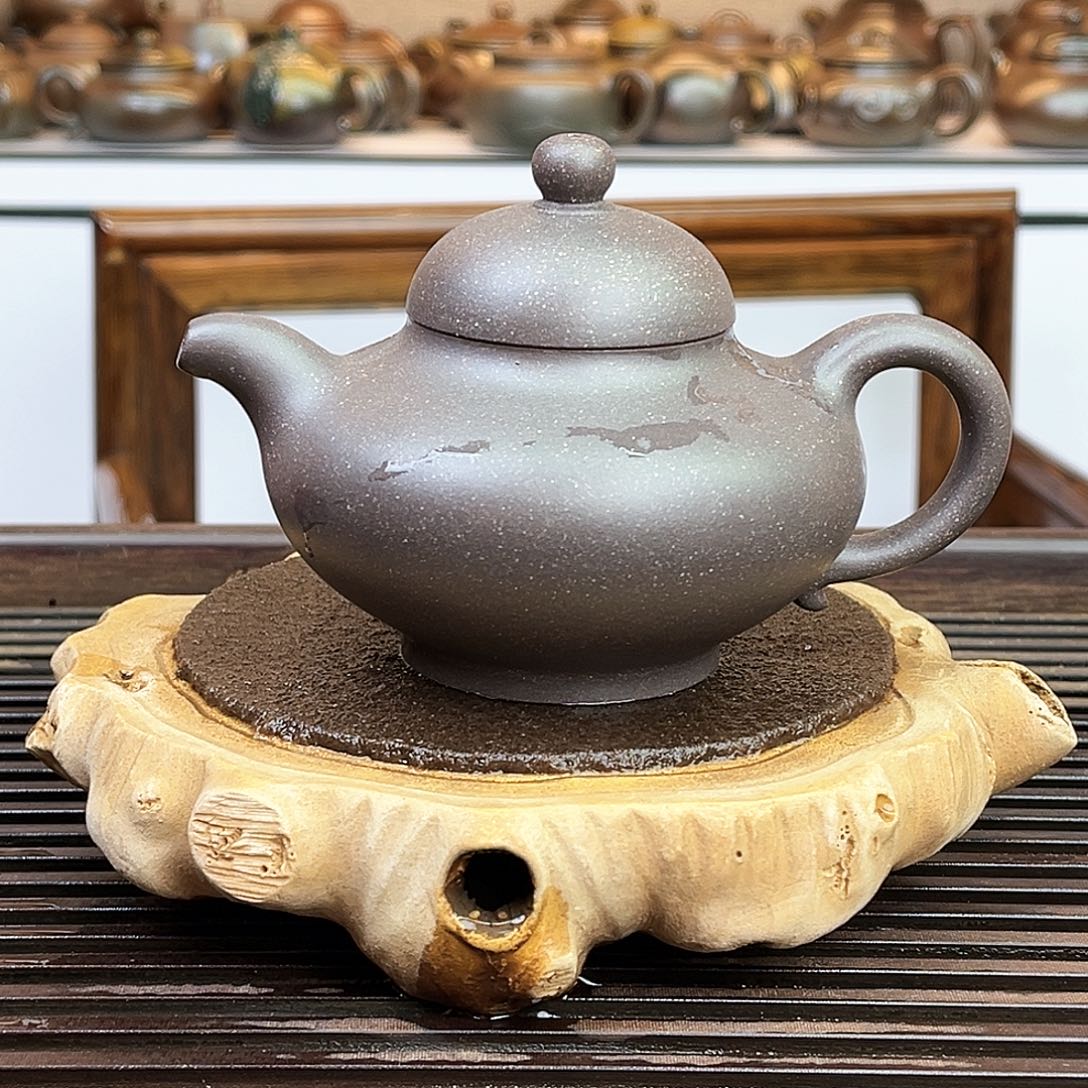 紫砂茶壶宜兴天青220cc