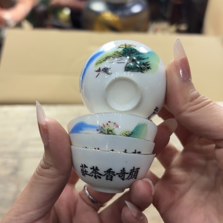 陶瓷古美术置物摆件