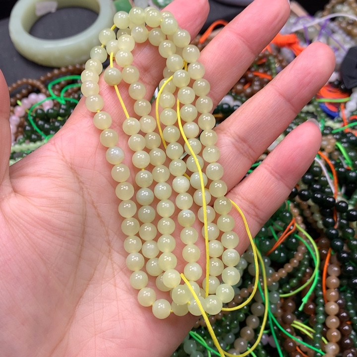 和田玉未镶嵌手链131