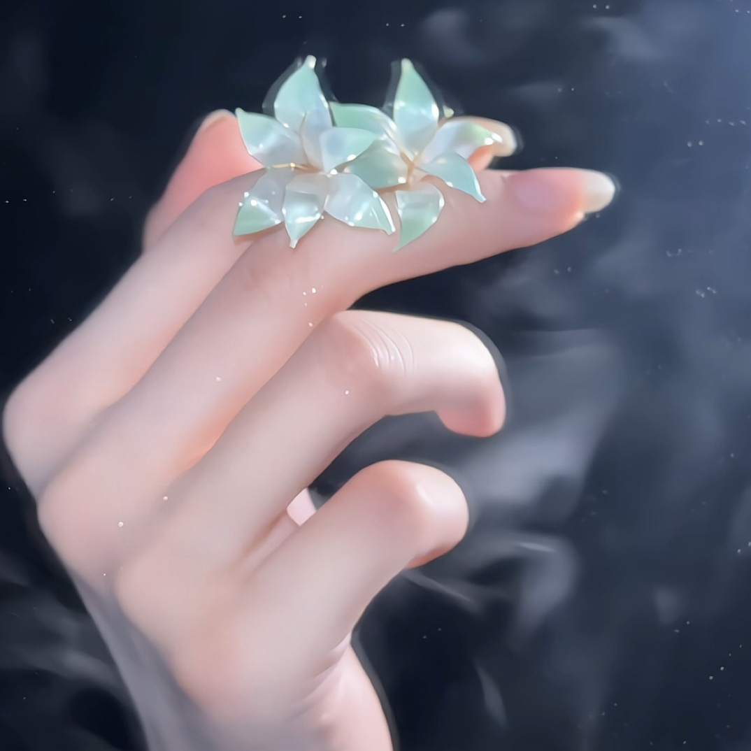 铁合金戒指 晓清墨原创掐丝戒指