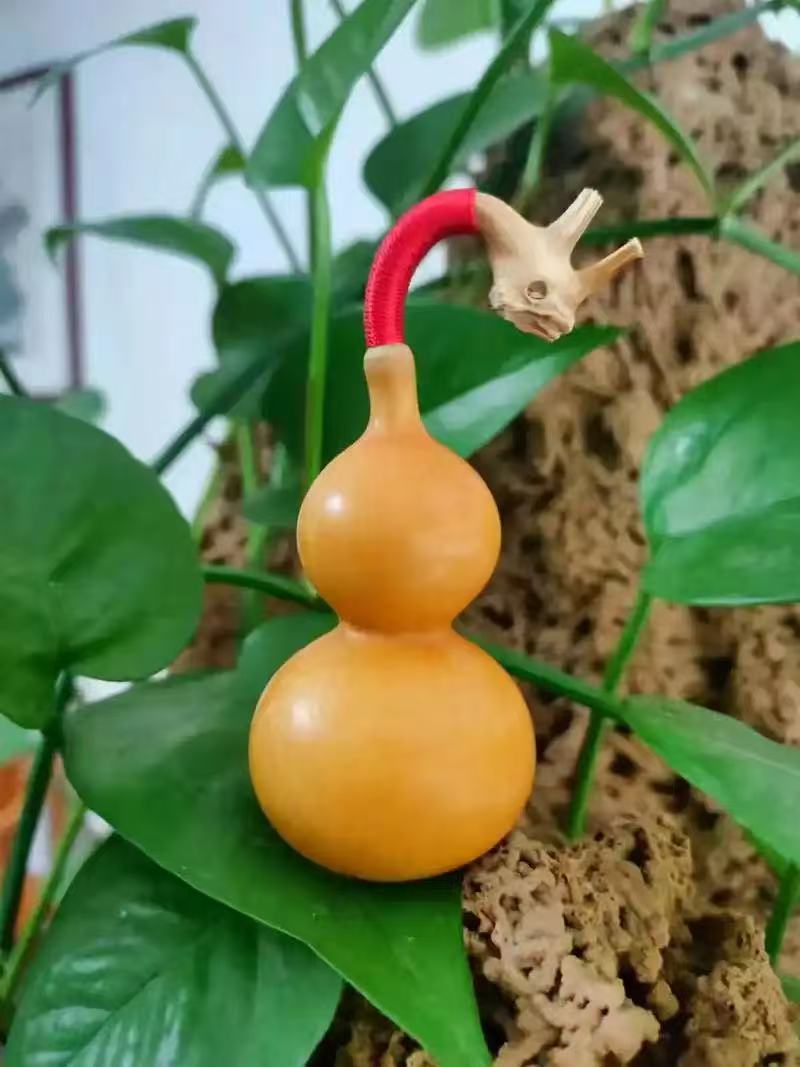 可盘玩可摆挂的福禄葫芦文玩手把件