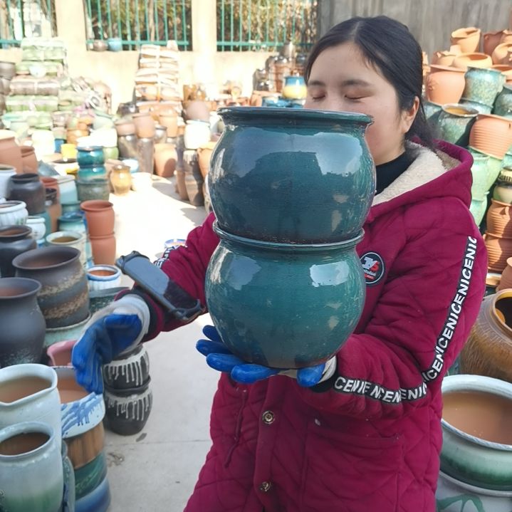 红陶口18高16瑕疵两