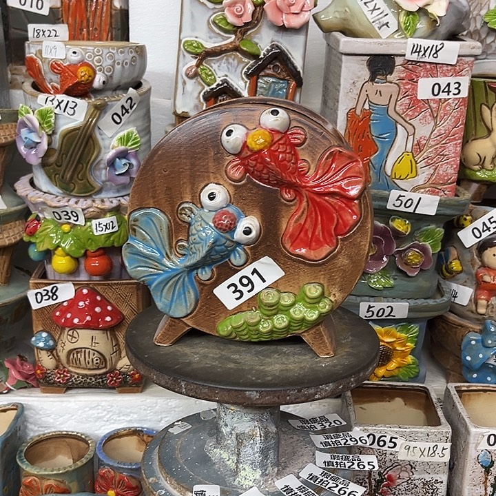 粗陶材质多肉花盆