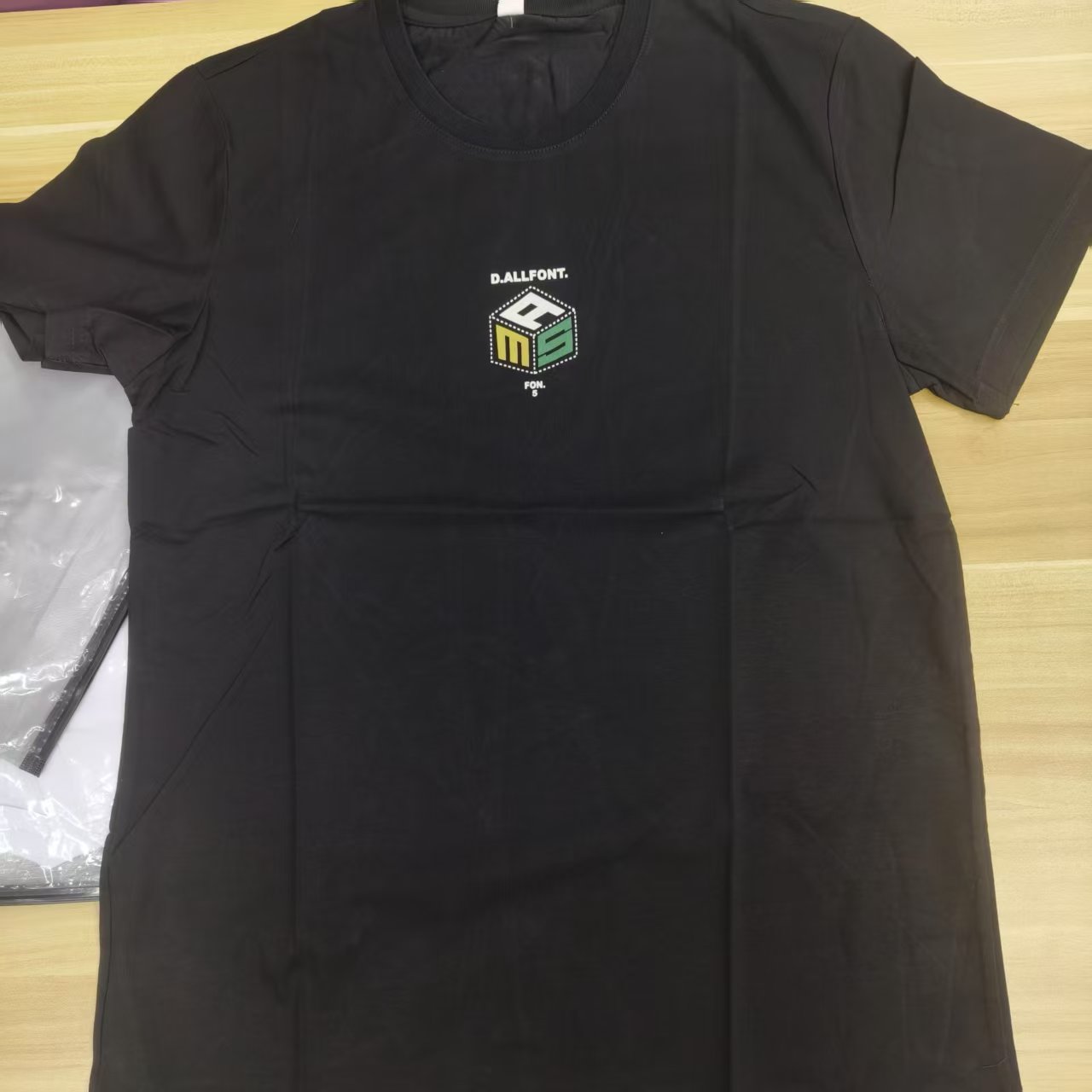 【液氨棉】新款男士时尚短袖重工潮牌T恤简约休闲半袖#8809