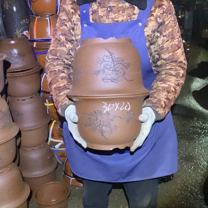 紫砂花盆紫砂花盆