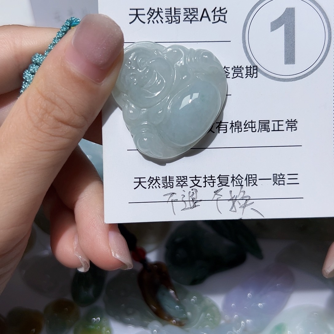 翡翠未镶嵌颈饰天然A货翡翠