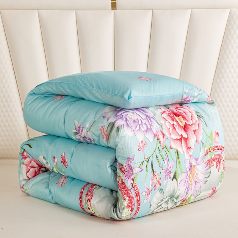 【降温补贴】A类母婴级大豆被印花加厚冬被学生宿舍铺床褥子被子 