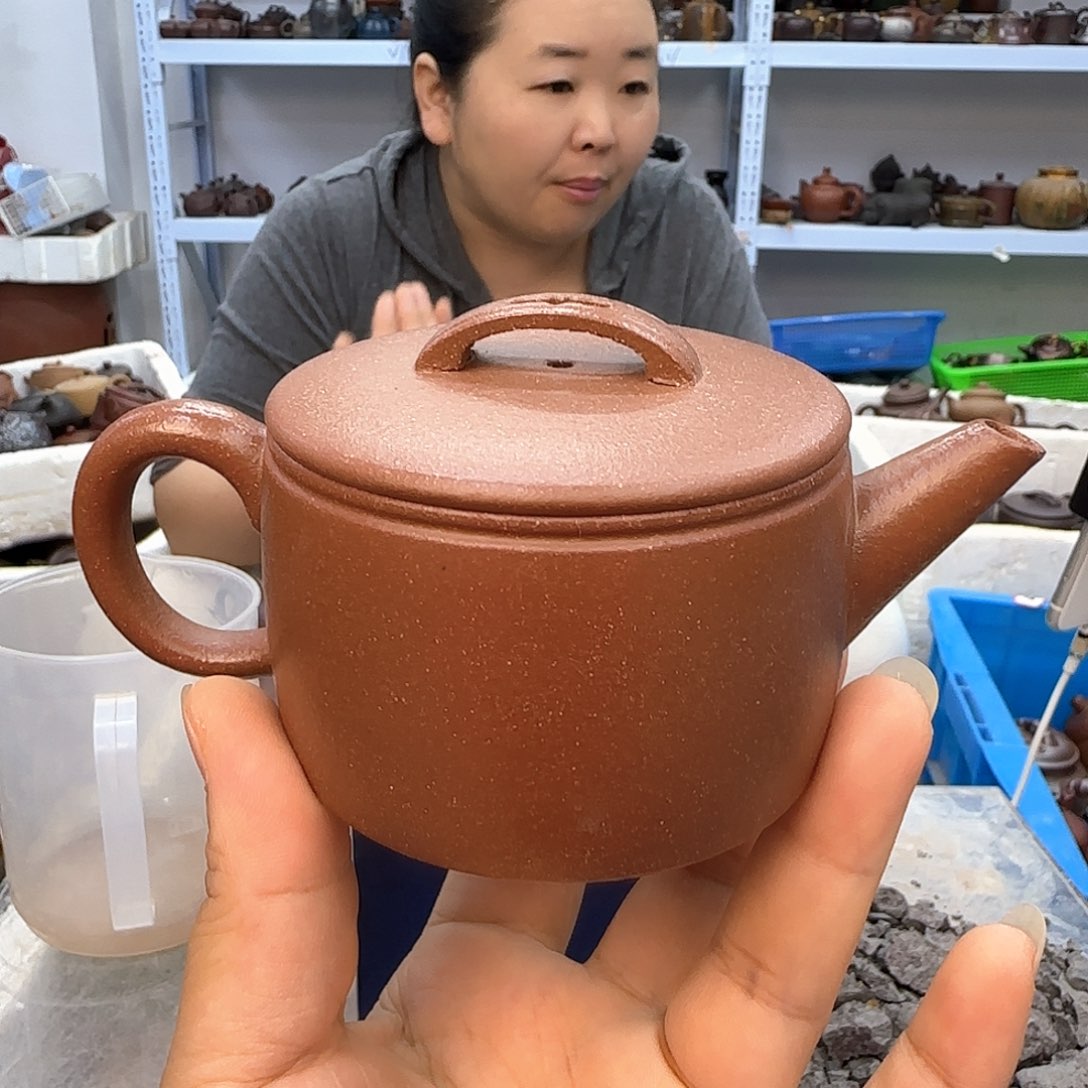 茶壶紫砂宜兴紫砂壶瑕疵