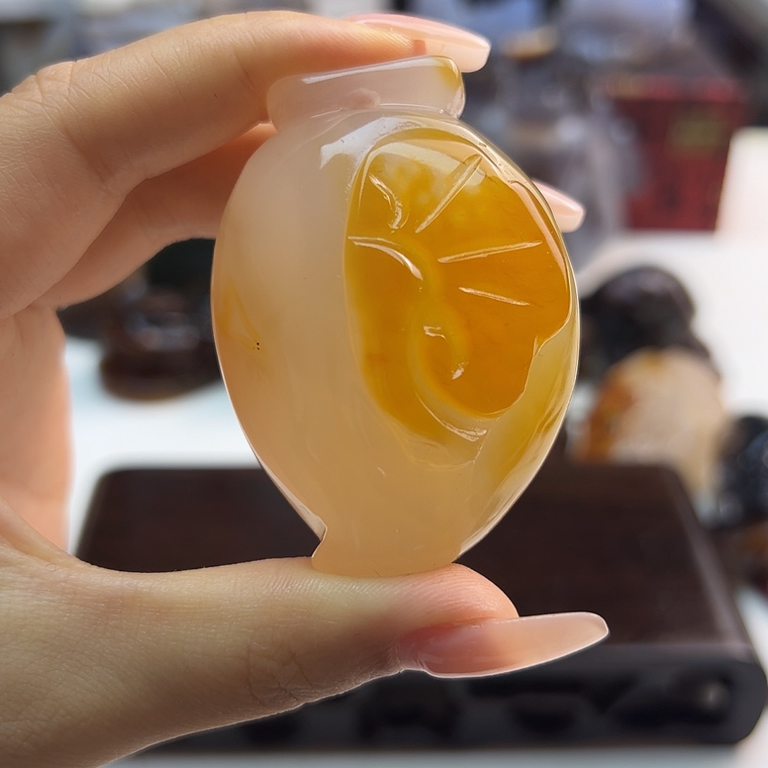 玛瑙/玉髓未镶嵌项链