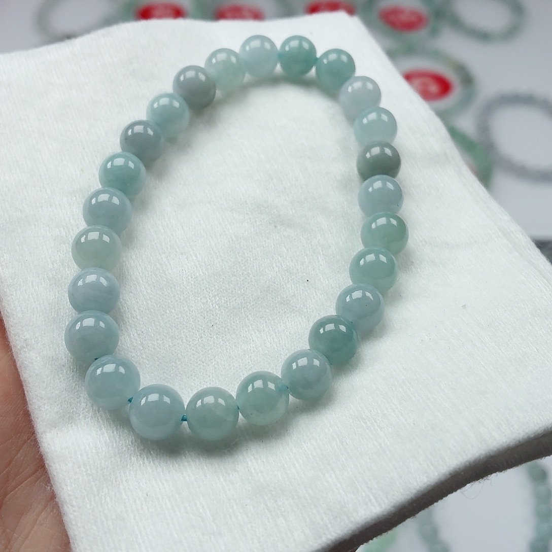 翡翠未镶嵌手链卡7.5（货中）