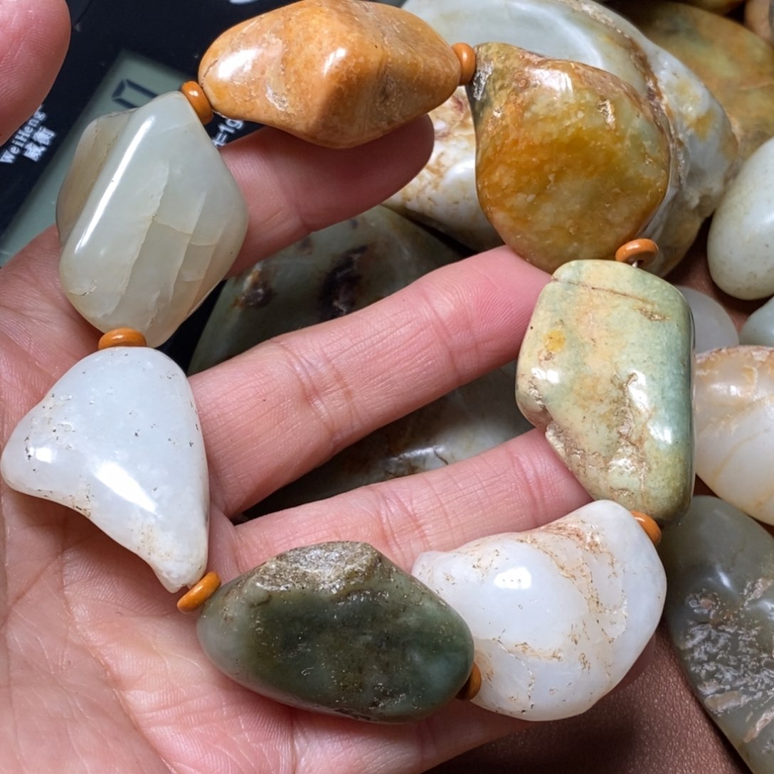 和田玉挂件银S925镀金镶嵌