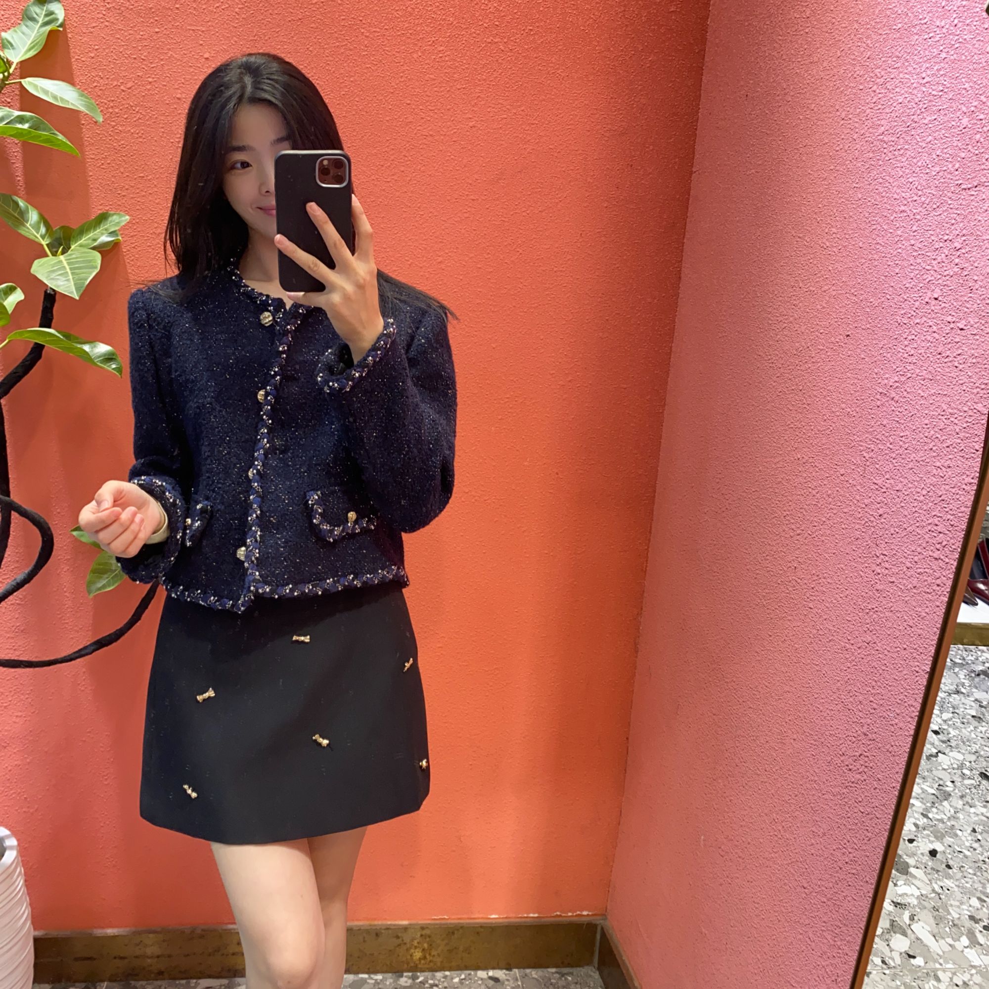 （默茗服装）星河月夜编织小香外套