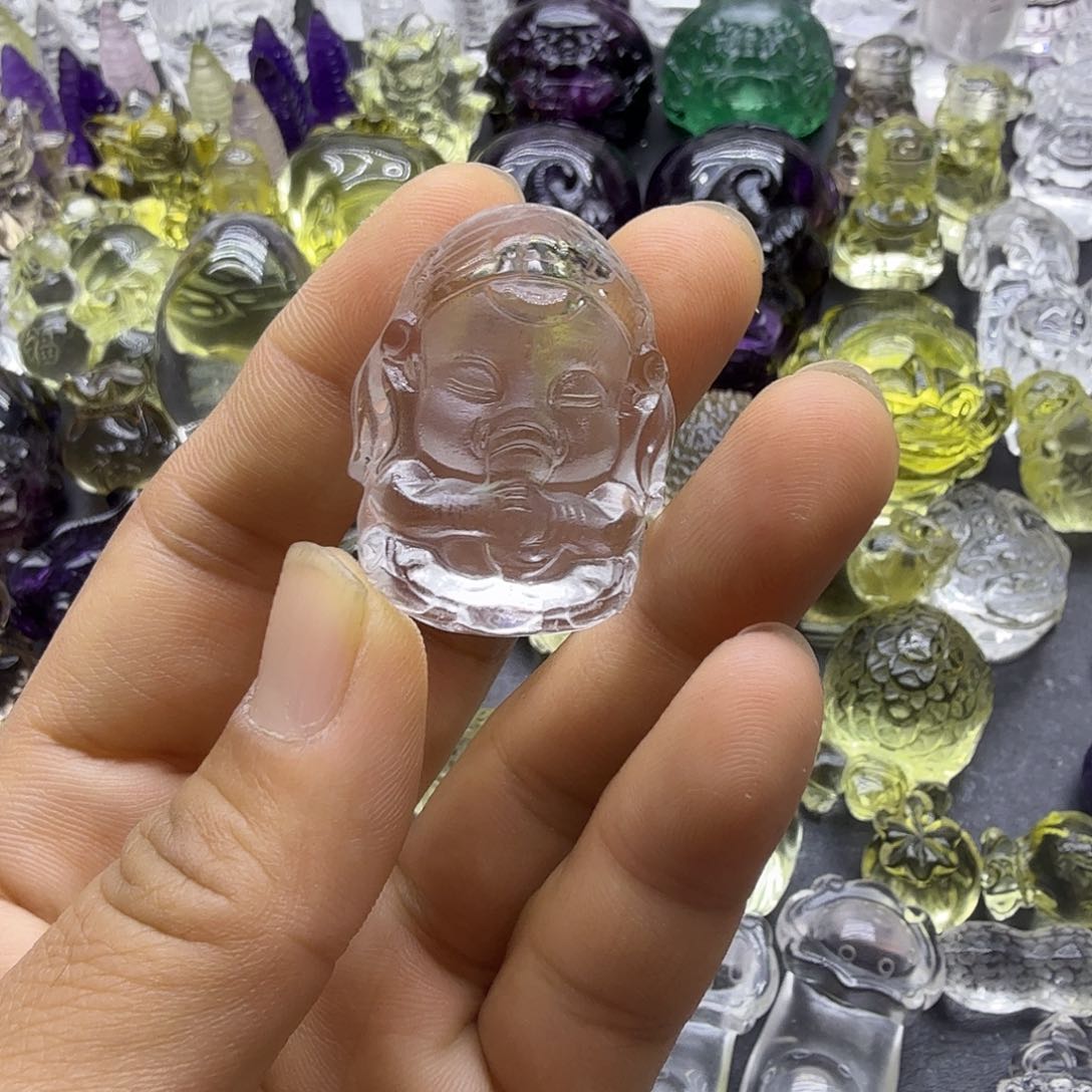 摆件未镶嵌水晶吊坠
