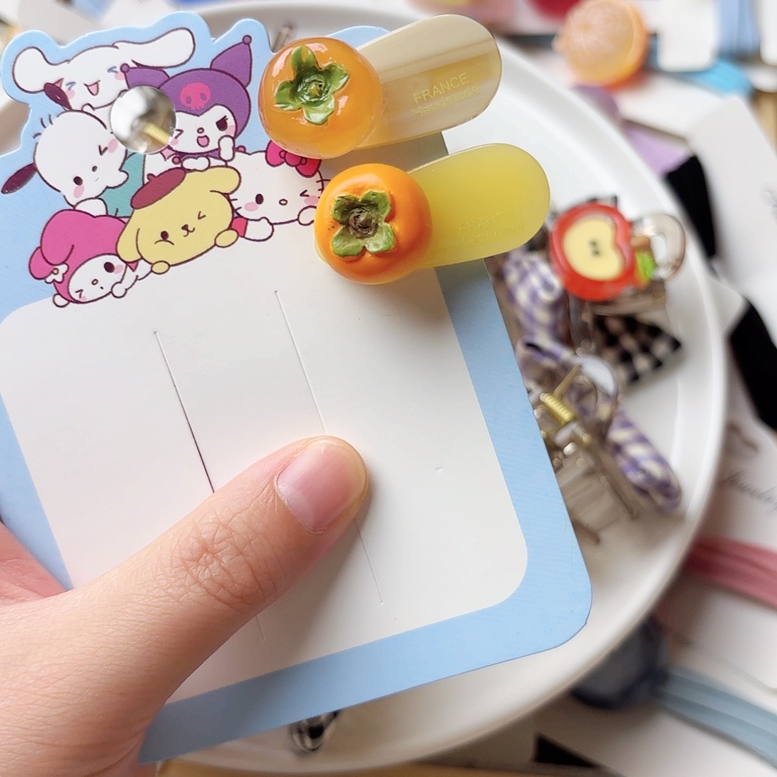 布艺非金属一对鸭夹