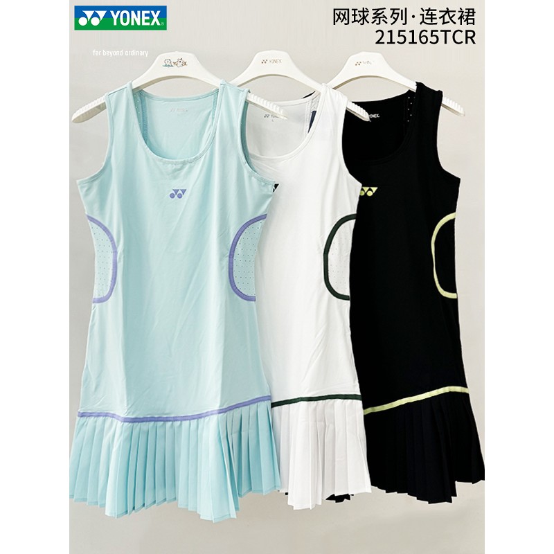 YONEX/尤尼克斯2025新款羽毛球服连衣裙网球运动裙yy速干绝美裙子