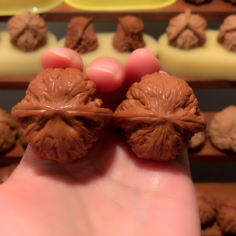 【闪购商品】文玩核桃把件磨盘38