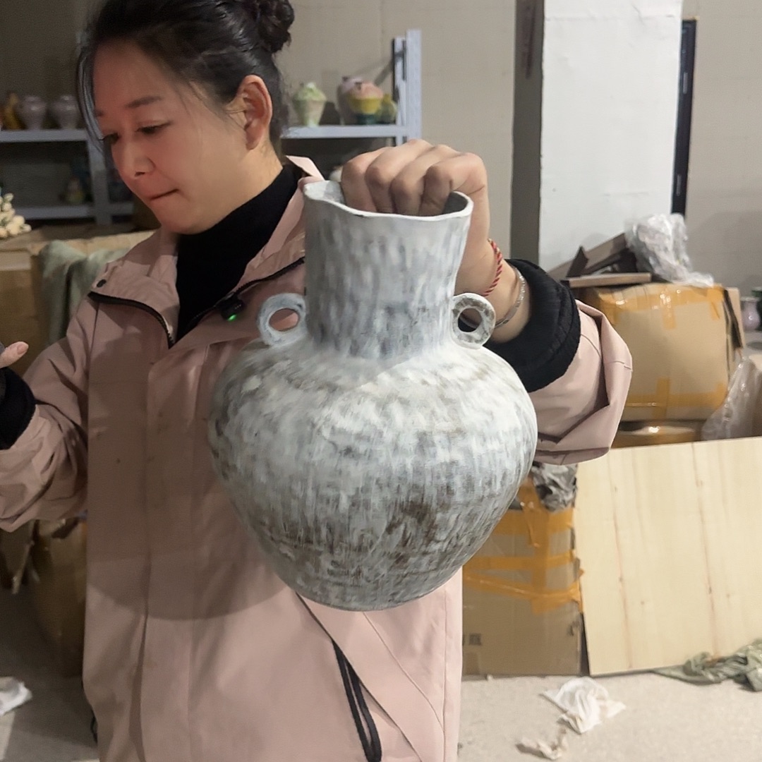 景德镇手工制作花瓶