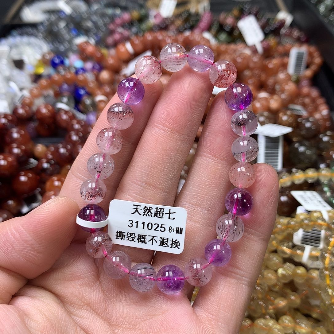 水晶手链未镶嵌，