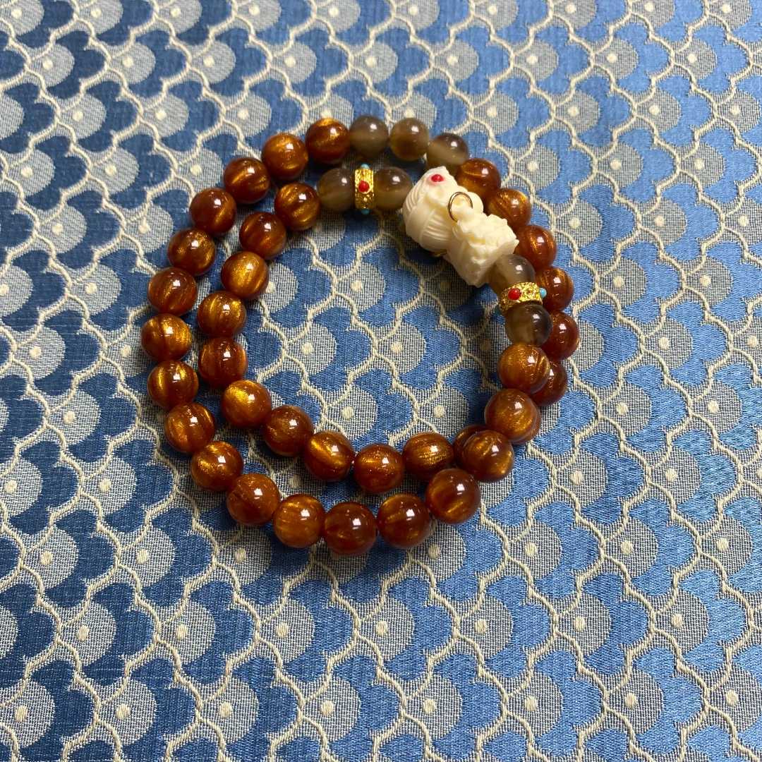 金丝万缕双圈手串瑶轩堂精选高端SC369