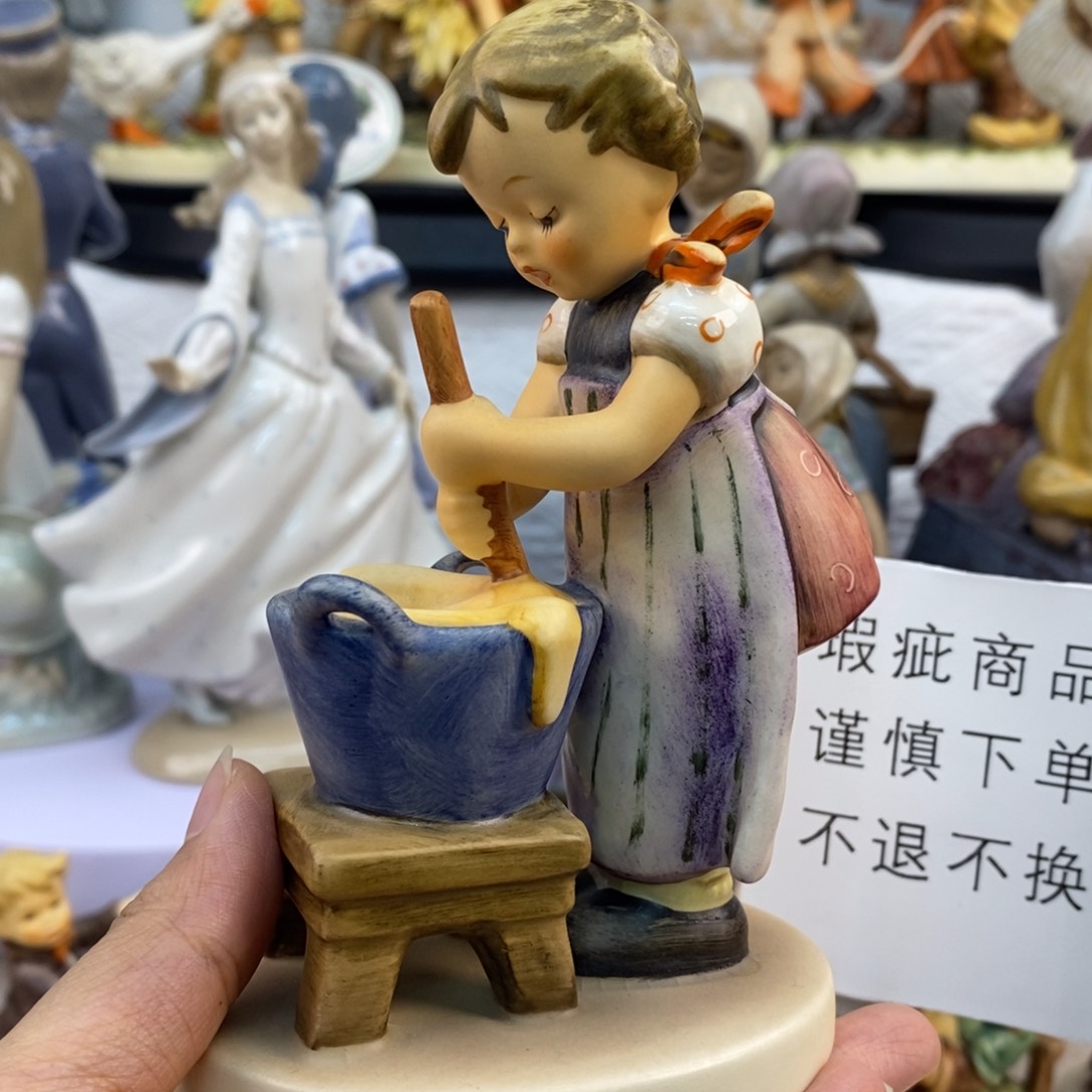 瓷片欧美中古美物摆件
