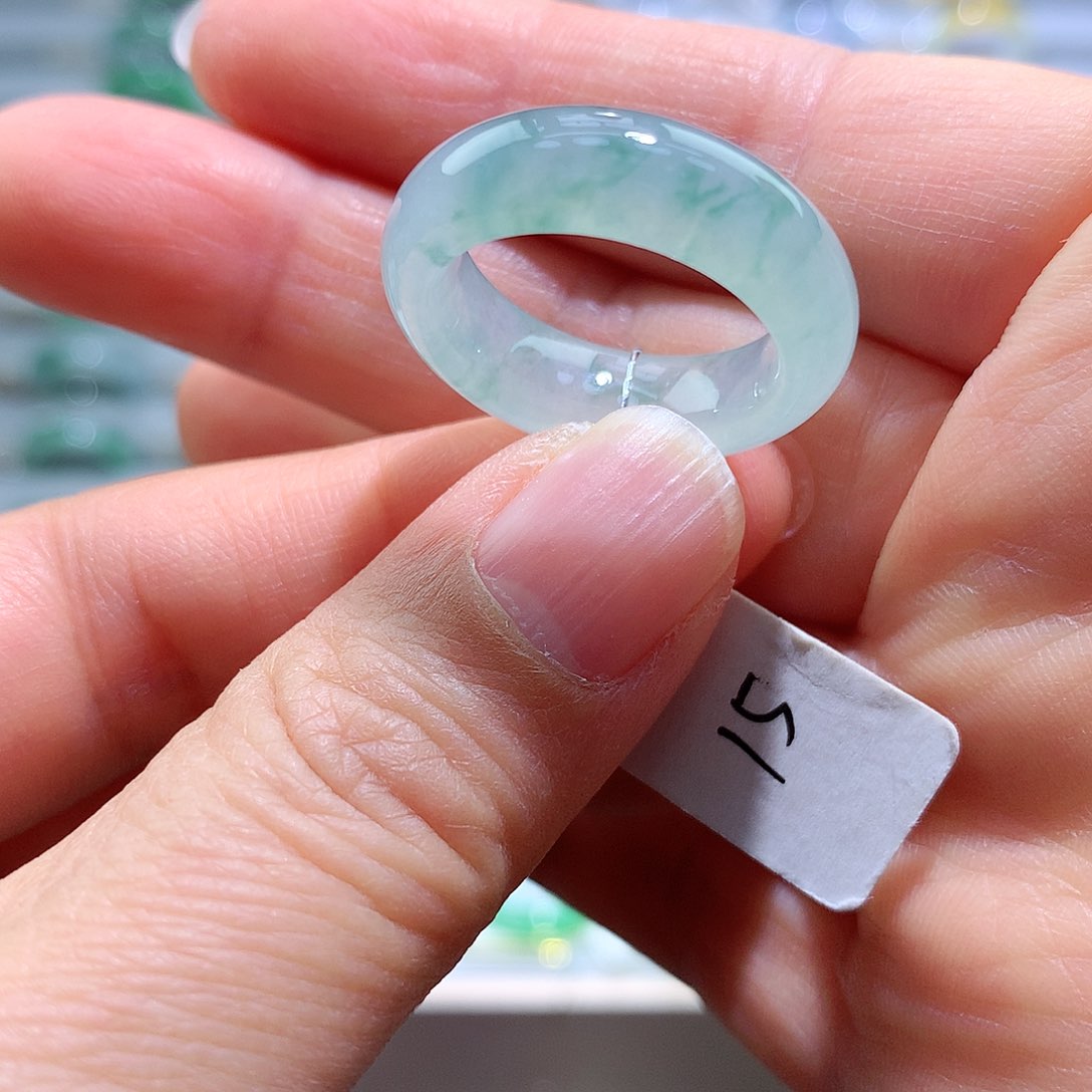 翡翠戒指未镶嵌F**y15号