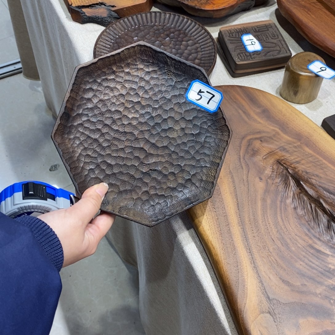 大***O浮力 鸡翅木八角盘