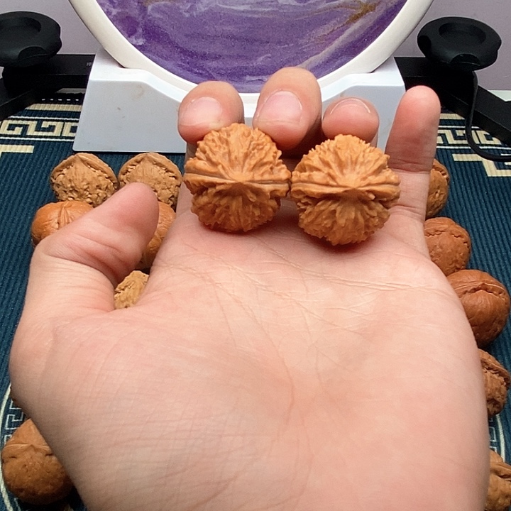 文玩核桃把件小狮子