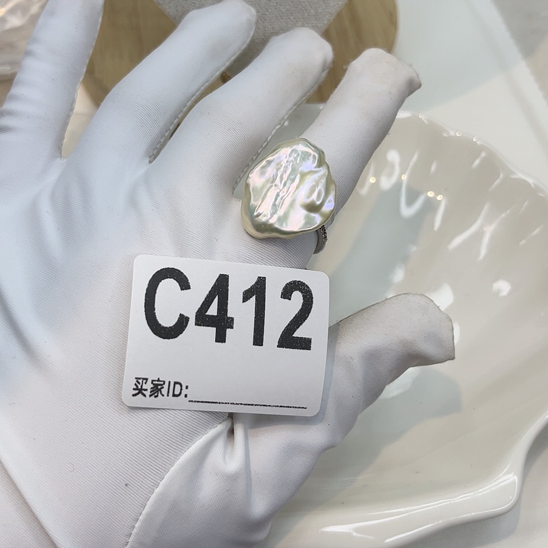 合金耳饰淡水珍珠