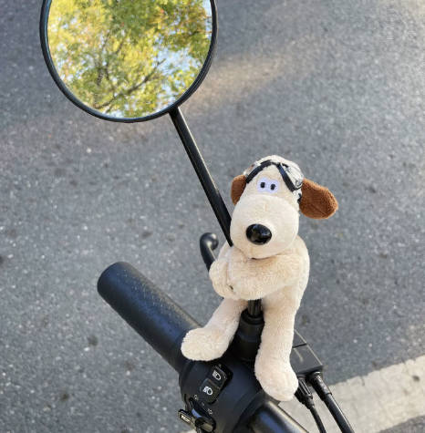 赛道人挂件玩偶小配件公仔挂饰摩托车电动车机车可爱个性车载摆件