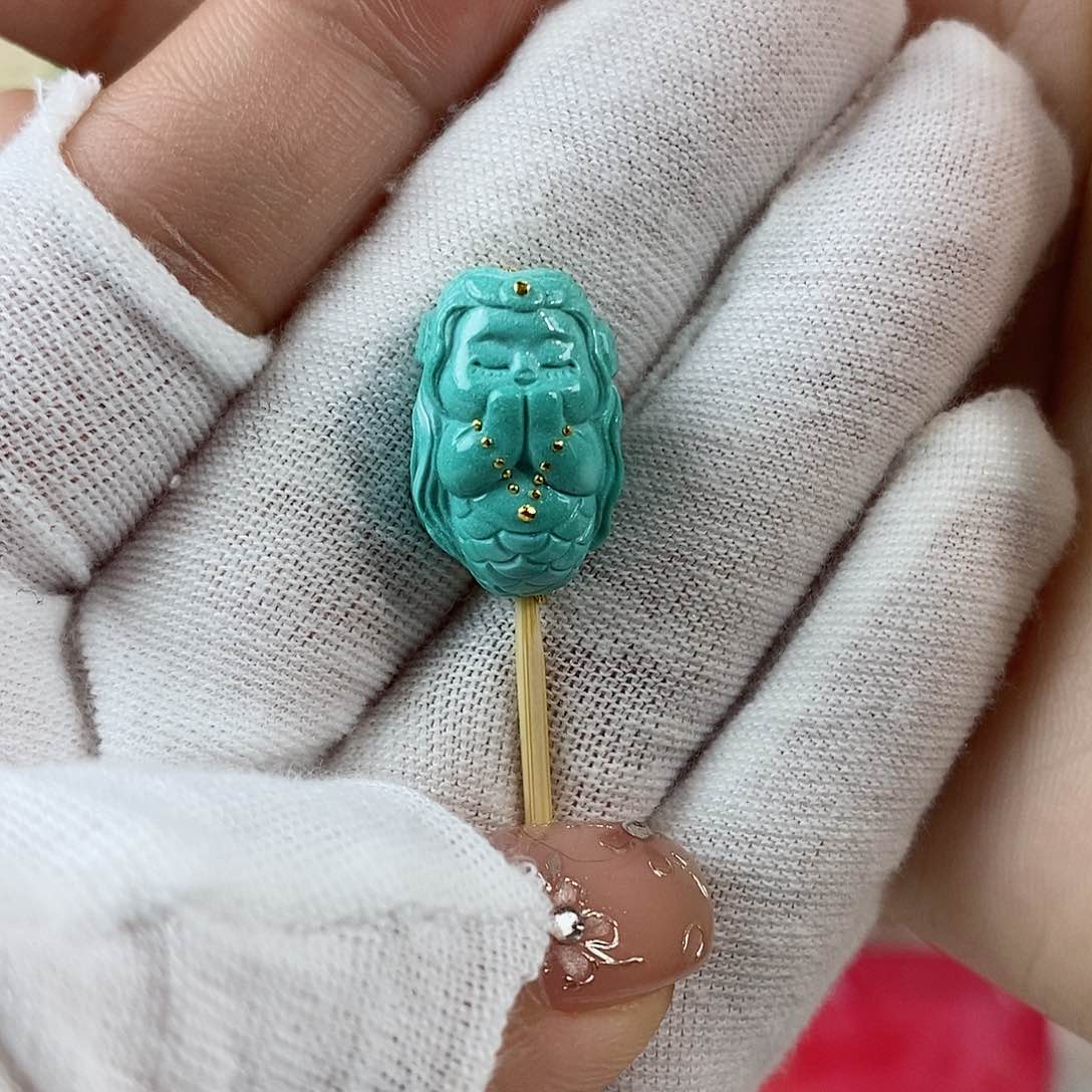 绿松石珠宝奇石未镶嵌