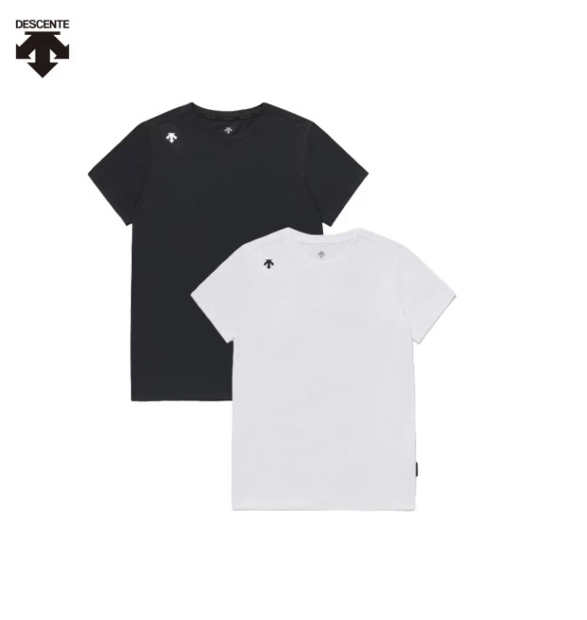 DESCENTE/迪桑特休闲速干圆领短袖T恤男女夏季透气百搭UTS71