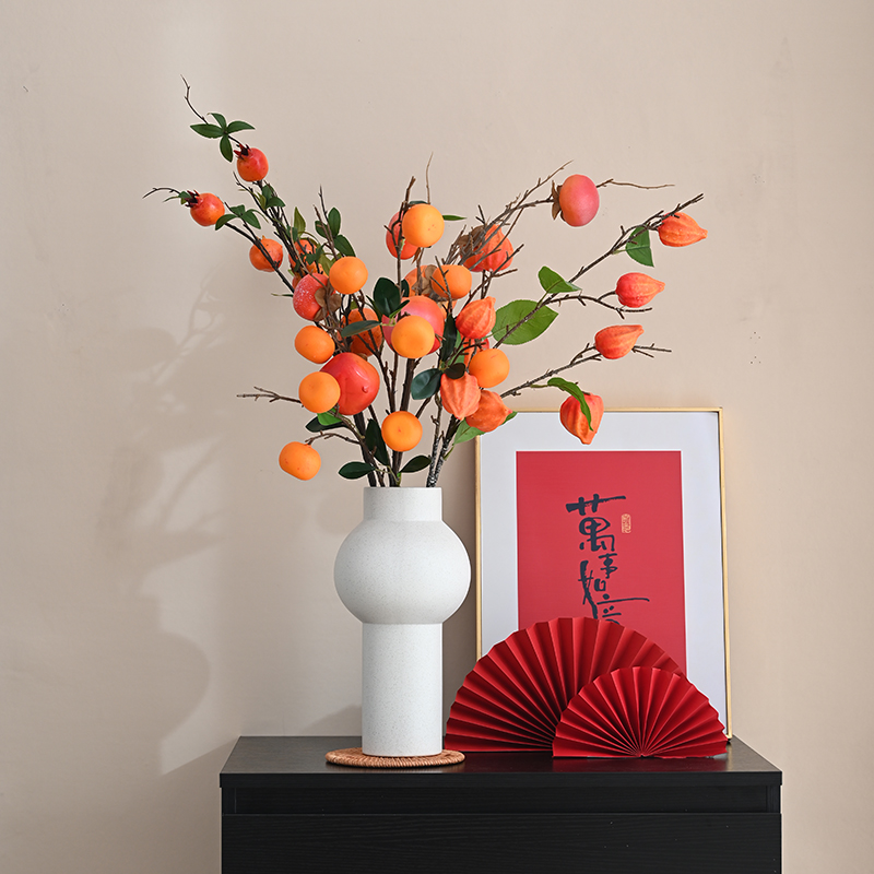 【刘莉优选】四季平安新春装饰招财花艺新年福桶年宵花祝福成品礼物