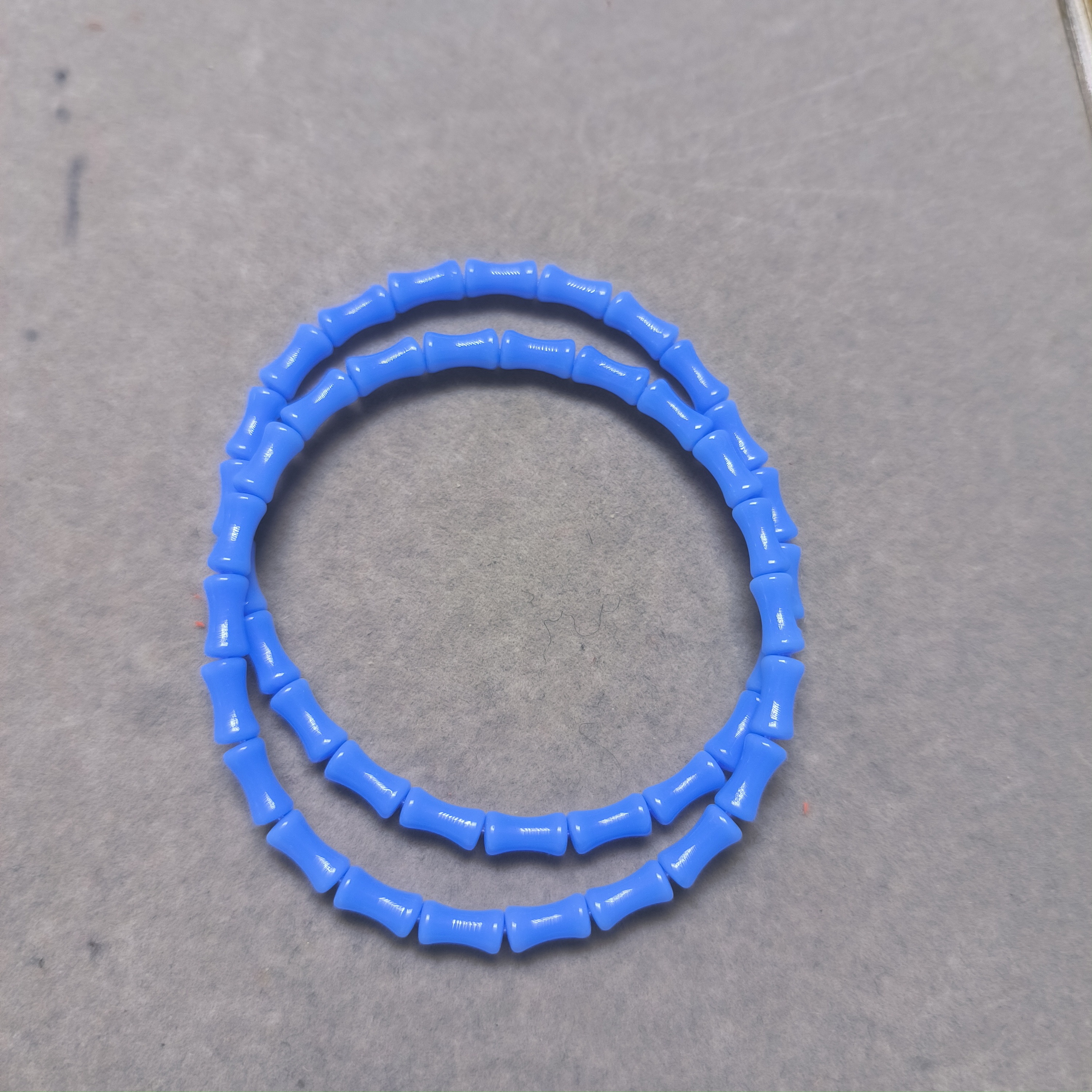 721号 4mm蓝色竹节款手串（拍一发二）