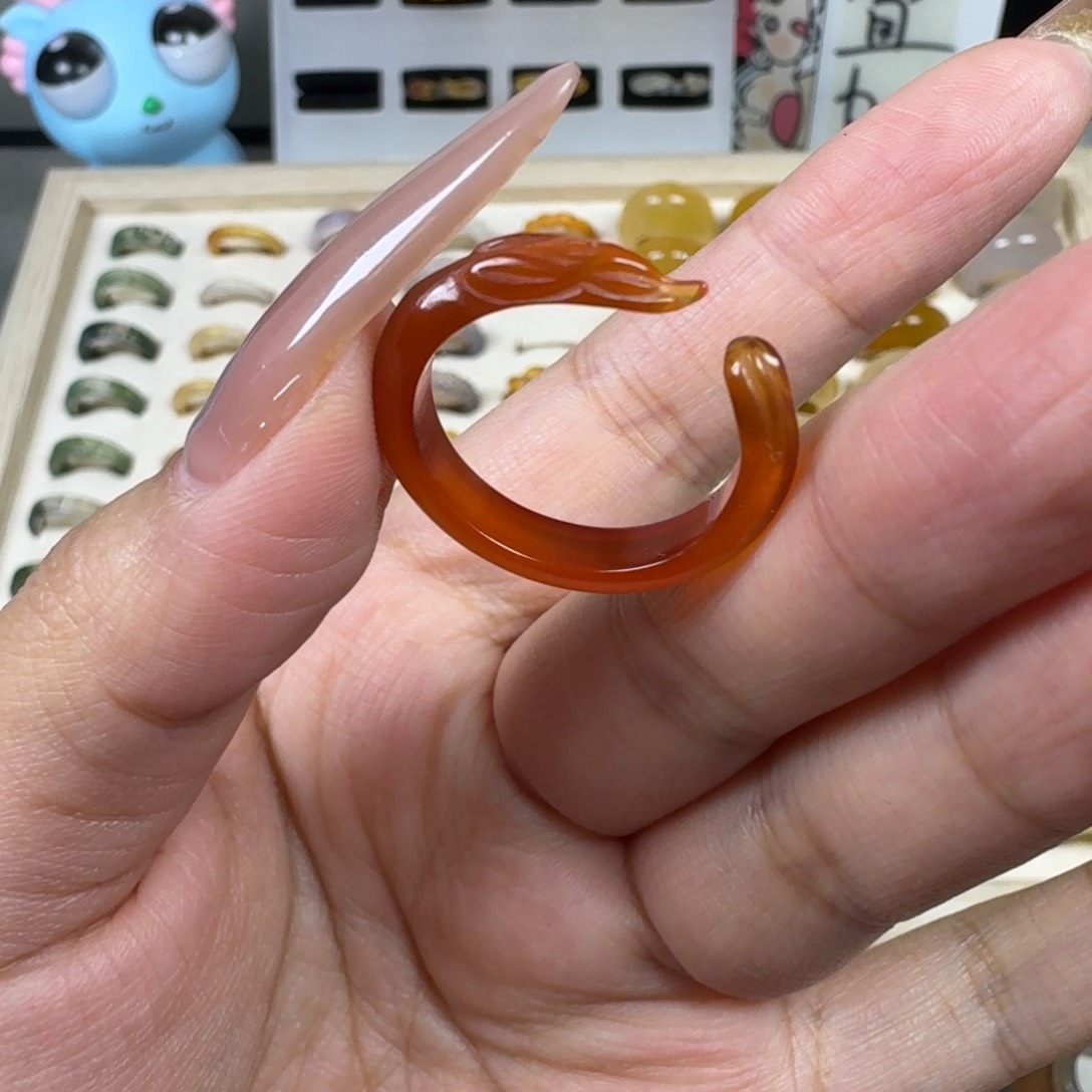 未镶嵌戒指玛瑙/玉髓871港20