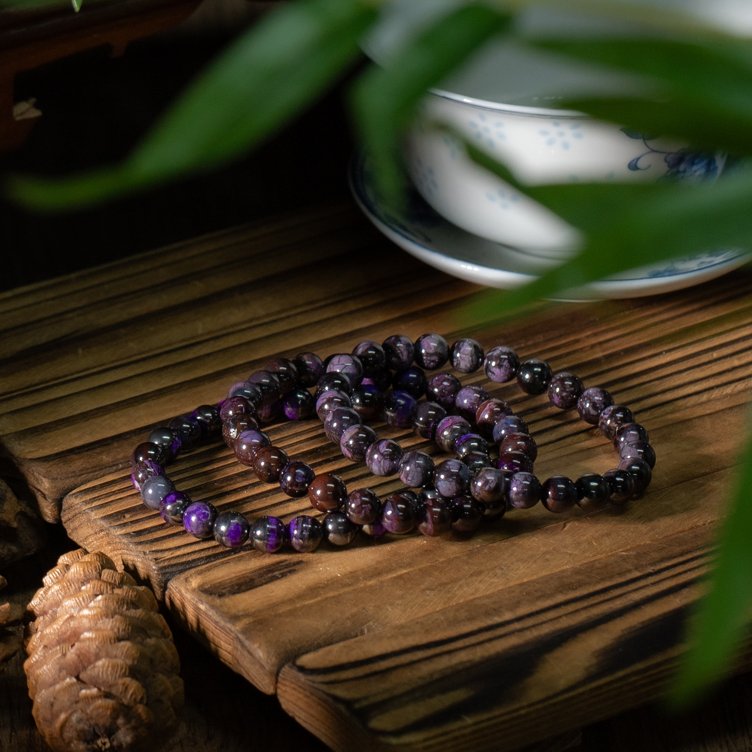 世间臻宝-盛夏里丨舒俱来老油圆珠手串/多样性发/发一条/P6153