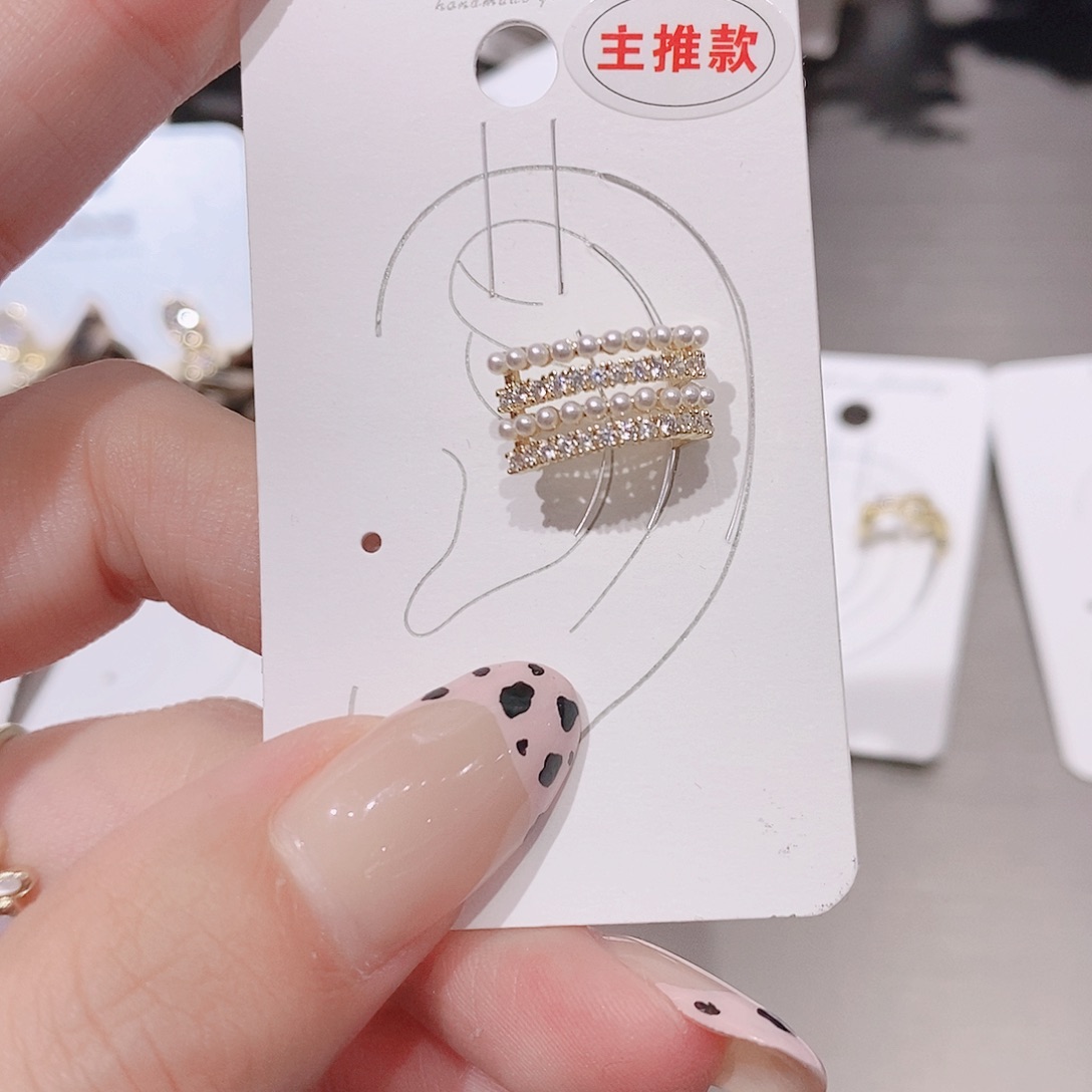 锆石铜合金合金耳骨夹