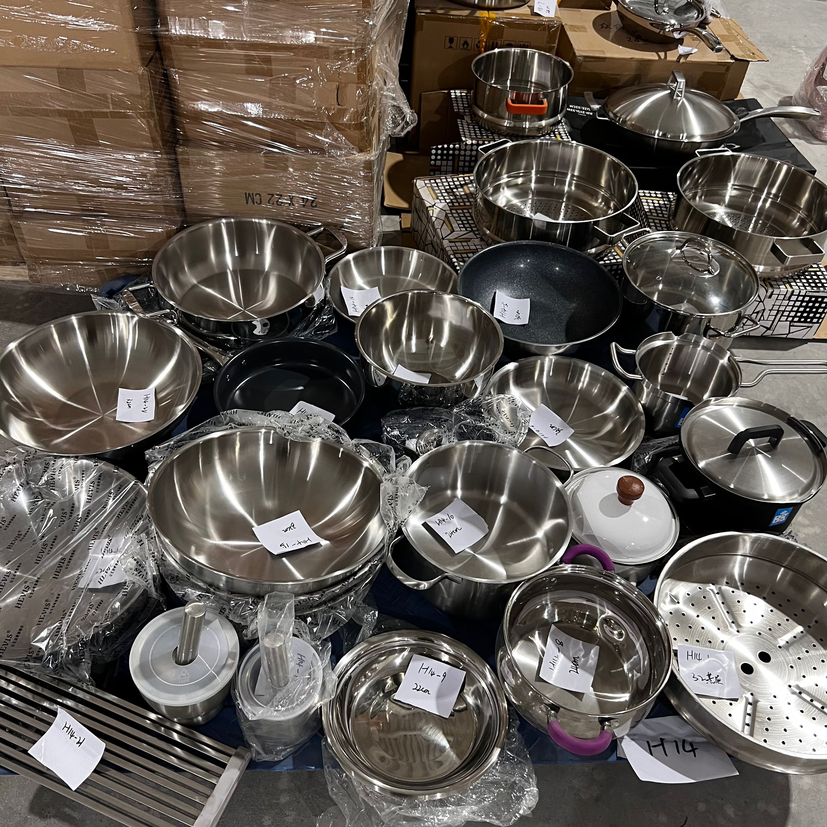 H28 库存汤锅炒锅煎锅 款式看图按编号 下单瑕疵款