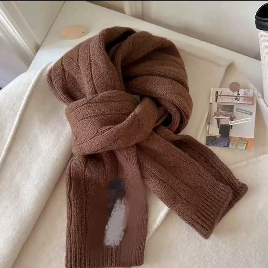 经典麻花英伦复古围巾男女冬季绞花刺绣围脖