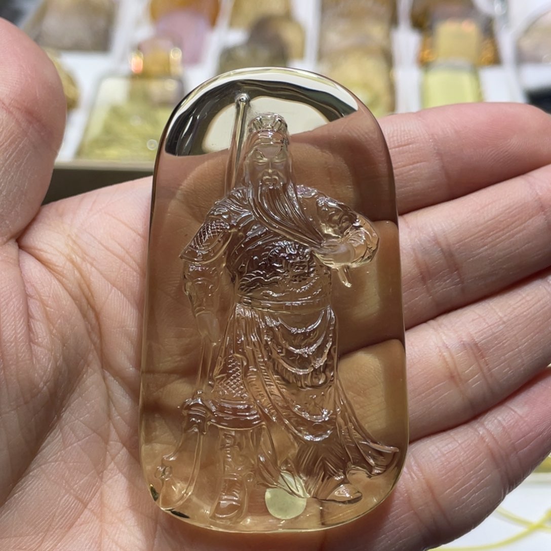 水晶颈饰未镶嵌若**寒定制