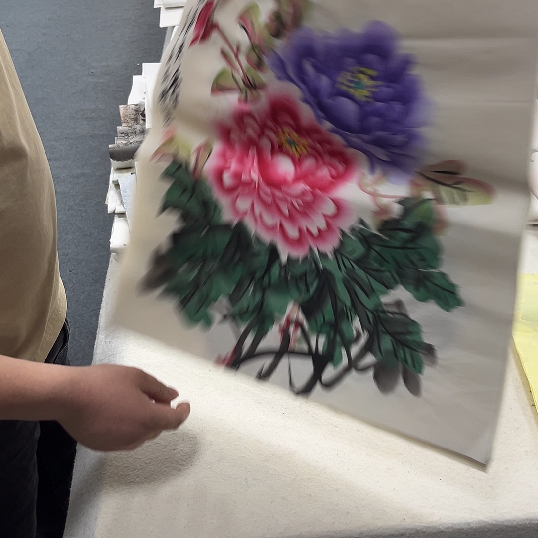 国画绘画作品多次