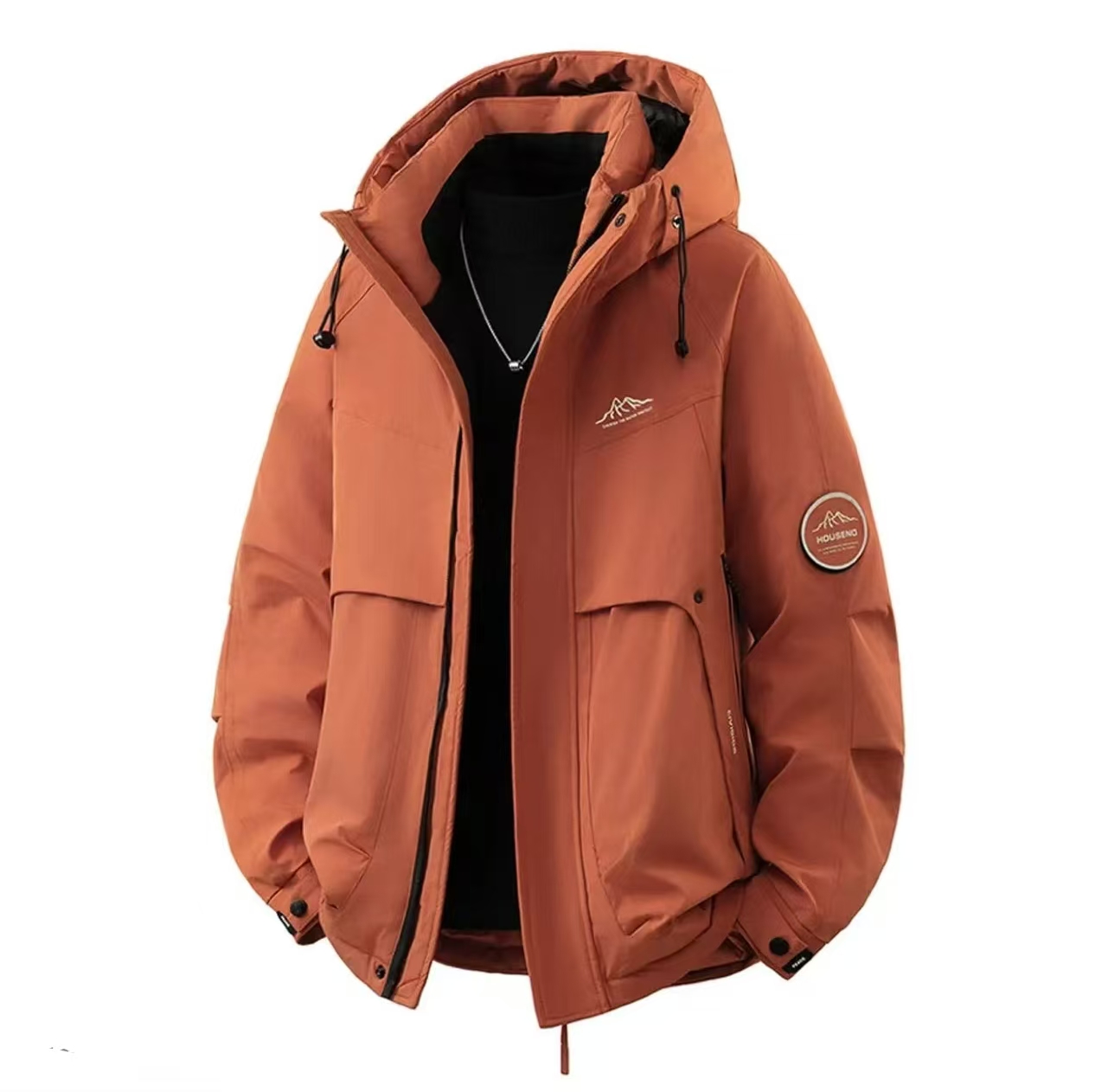 【国标羽绒服】升级版反季情侣连帽百搭保暖羽绒服DM1012