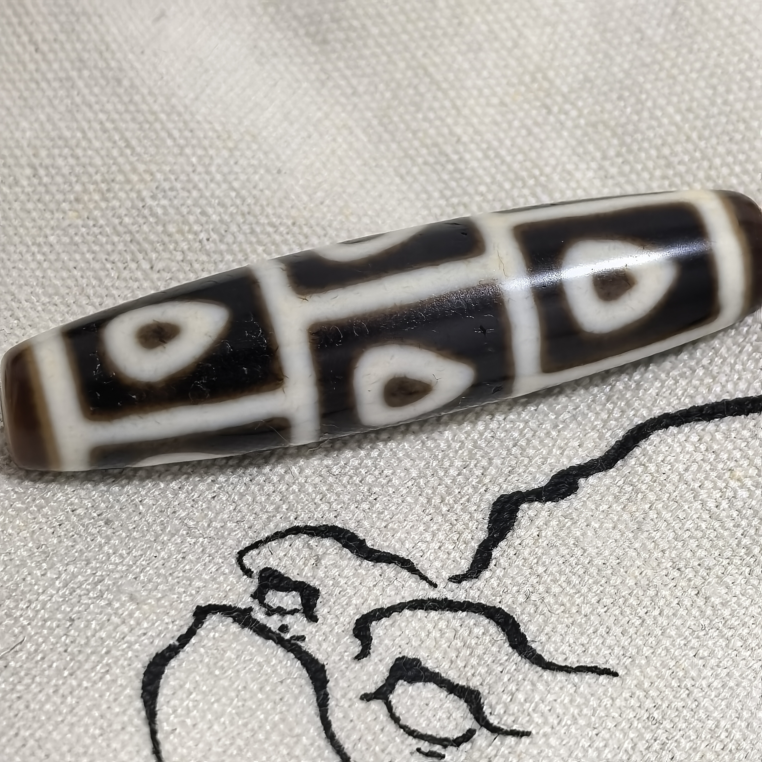 玛瑙饰品珠佛心九