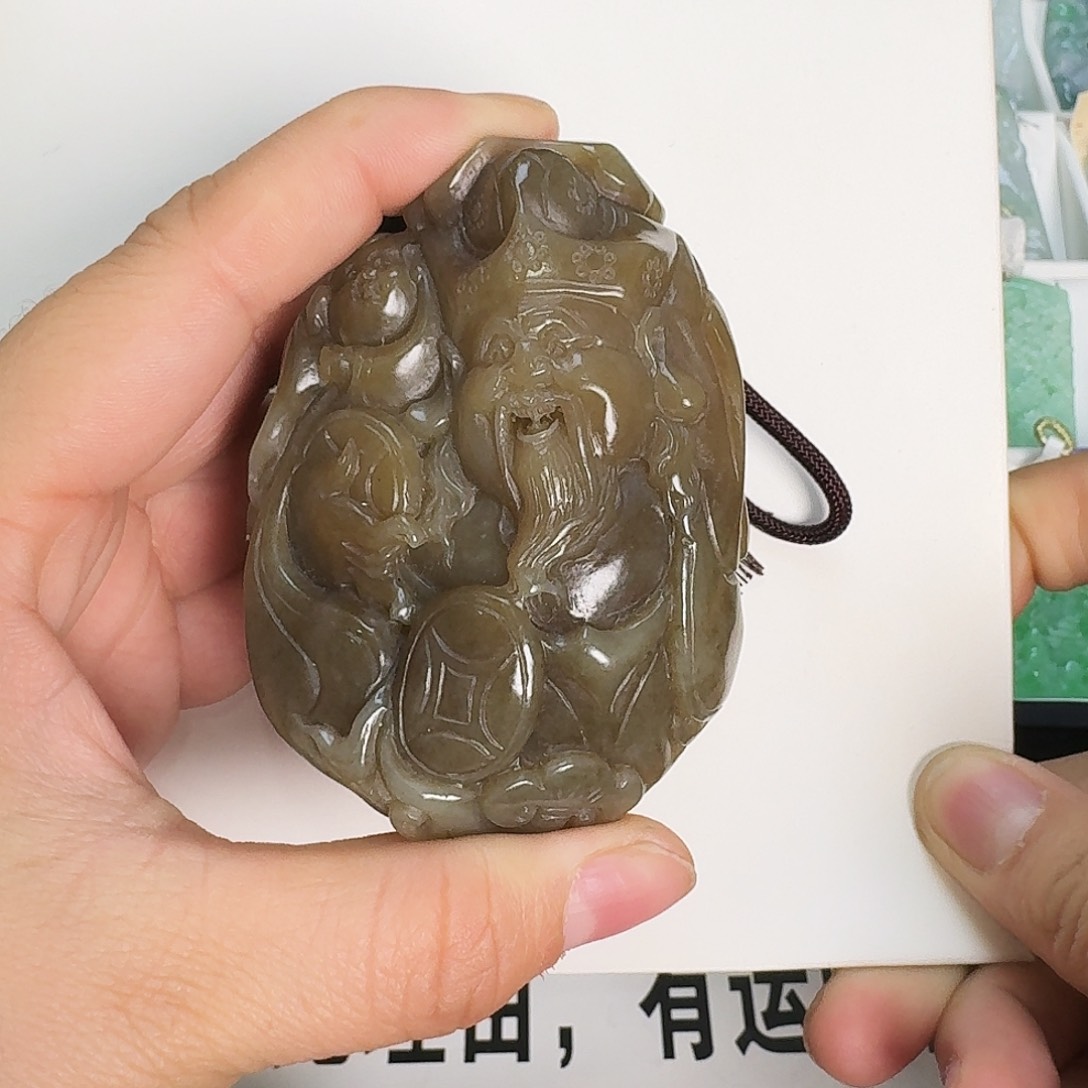 和田玉（糖玉）挂件未镶嵌手把件