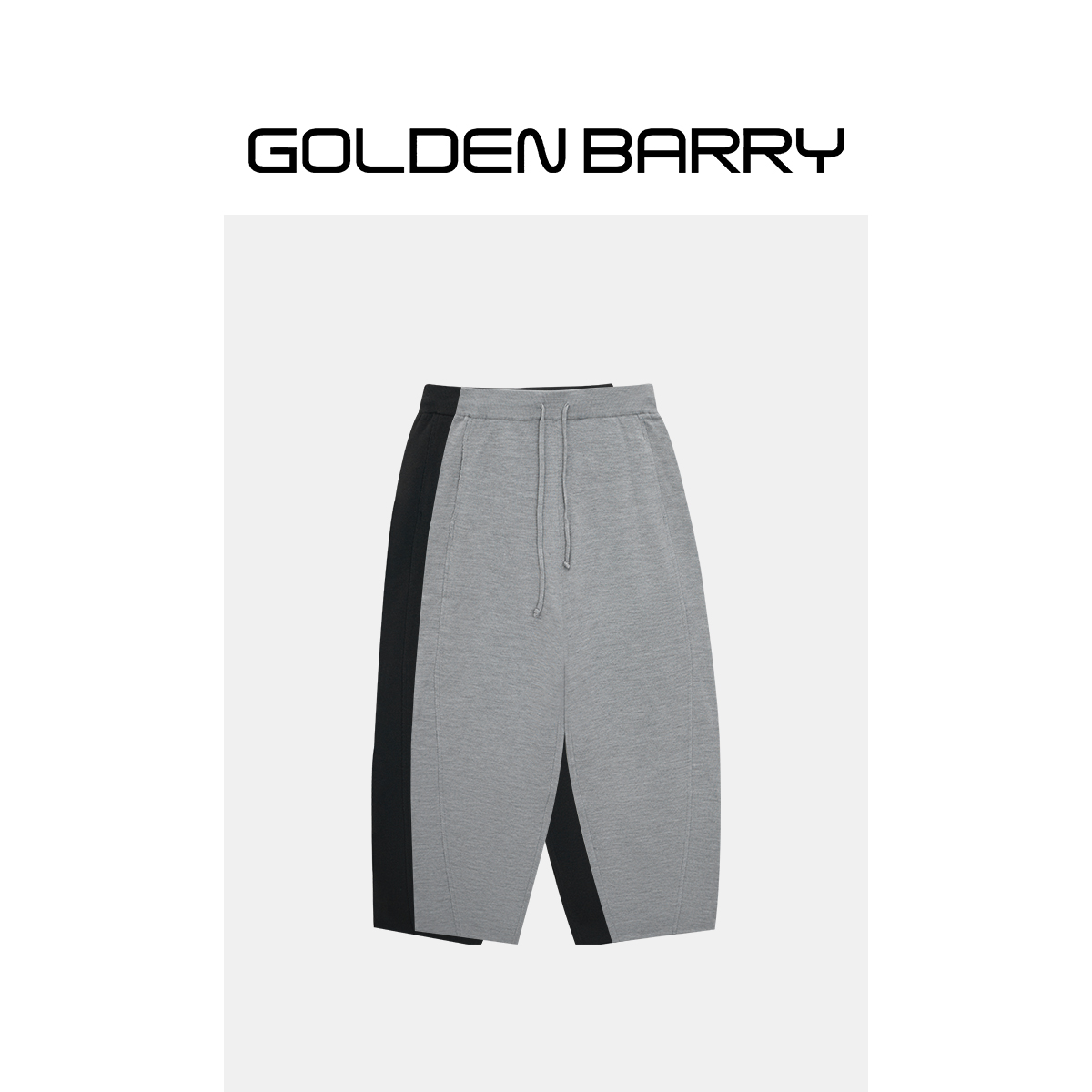 |512010-1裤缝拼接宽腿裤